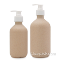 Shampoo gel doccia biodegradabile e bottiglia per il trucco